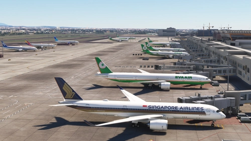 RCTP Taipei Taoyuan - FSLTL Static Aircraft (ACO Design)