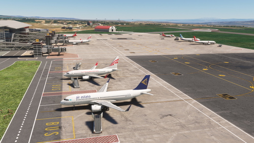 UGTB Tbilisi - FSLTL Static Aircraft (AmSim)