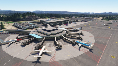 ENBR Bergen - FSLTL Static Aircraft (WombiiActual)