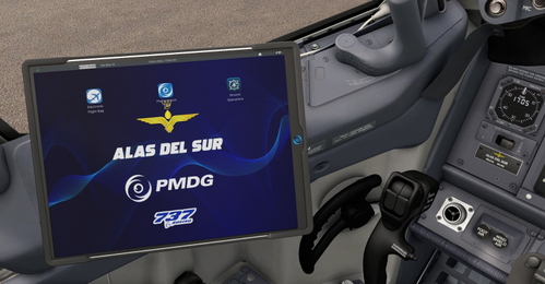 PMDG B737-900ER Alas del Sur EFB Wallpaper