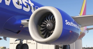 Southwest - N8705Q | Asobo 737-8MAX | 8K | Heart One thumbnail 3