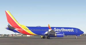 Southwest - N8705Q | Asobo 737-8MAX | 8K | Heart One thumbnail 5