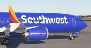 Southwest - N8705Q | Asobo 737-8MAX | 8K | Heart One thumbnail 6