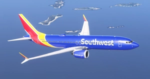 Southwest - N8705Q | Asobo 737-8MAX | 8K | Heart One thumbnail 10