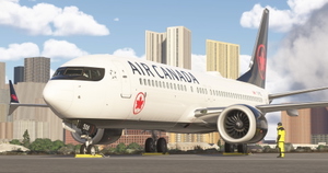 Air Canada -C-FSIL | Asobo 737-8MAX | 8K | 508 thumbnail 3