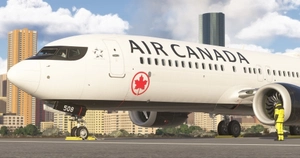 Air Canada -C-FSIL | Asobo 737-8MAX | 8K | 508 thumbnail 5
