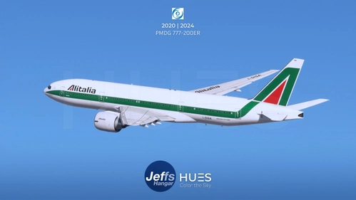 Alitalia '2002' I-DISA | PMDG B777-200ER &nbsp;| 8k w/cabin