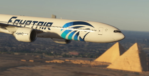 Egyptair B777-300ER -  SU-GDO + w/Cabin | PMDG 777-300ER (8K) thumbnail 1