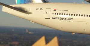 Egyptair B777-300ER -  SU-GDO + w/Cabin | PMDG 777-300ER (8K) thumbnail 2