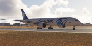 Egyptair B777-300ER -  SU-GDO + w/Cabin | PMDG 777-300ER (8K) thumbnail 4
