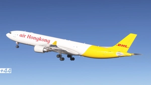Air Hong Kong DHL (B-LDW) iniBuilds A330-300P2F - 8K thumbnail 4