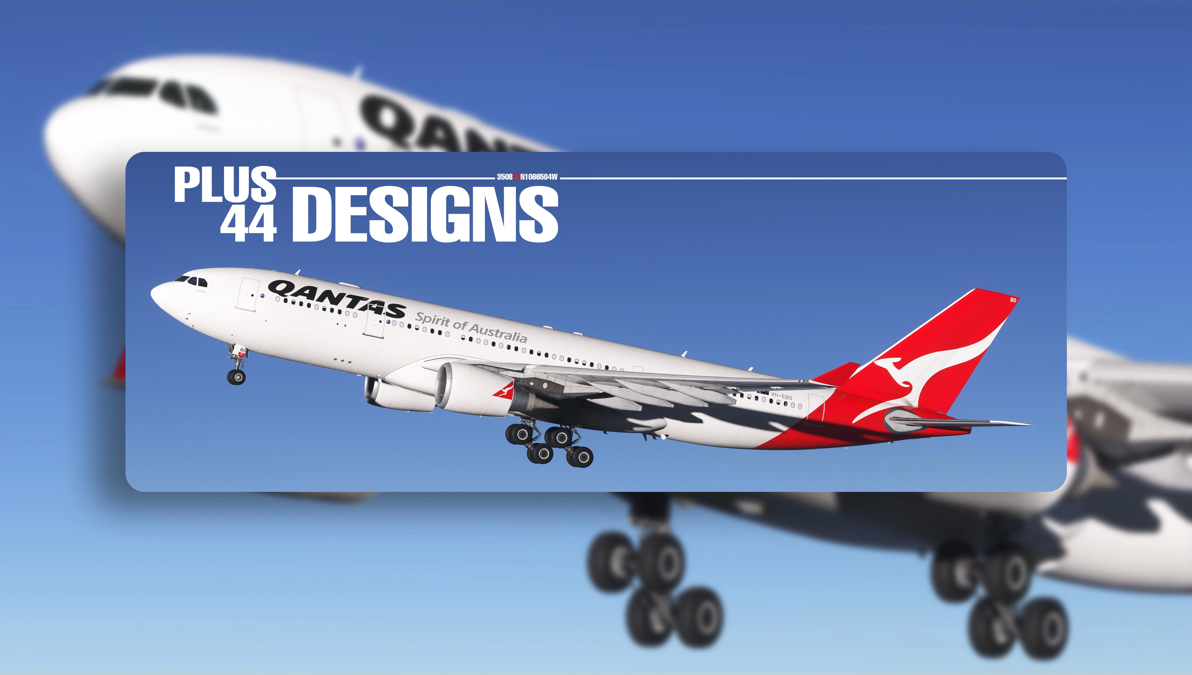Qantas w/ Cabin (VH-EBO) iniBuilds A330-200 - 8K - Image 1