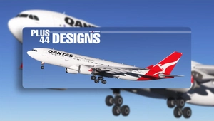 Qantas w/ Cabin (VH-EBO) iniBuilds A330-200 - 8K thumbnail 1