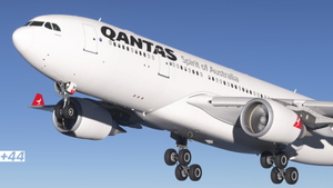 Qantas w/ Cabin (VH-EBO) iniBuilds A330-200 - 8K thumbnail 2