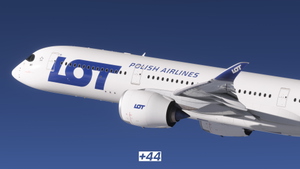LOT Polish Airlines w/ Cabin (SP-XWB) iniBuilds A350-900 - 8K thumbnail 3