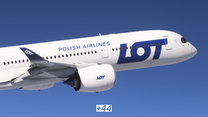LOT Polish Airlines w/ Cabin (SP-XWB) iniBuilds A350-900 - 8K thumbnail 4