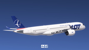 LOT Polish Airlines w/ Cabin (SP-XWB) iniBuilds A350-900 - 8K thumbnail 6