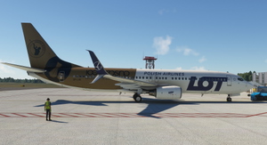 PMDG 737-800 Lot Polish Airlines ''100years Krosno'' thumbnail 2