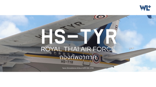 Royal Thai Air Force - Fenix A319 (CFM)  | HS-TYR [WHK] Wing 6 RTAF กองบิน 6