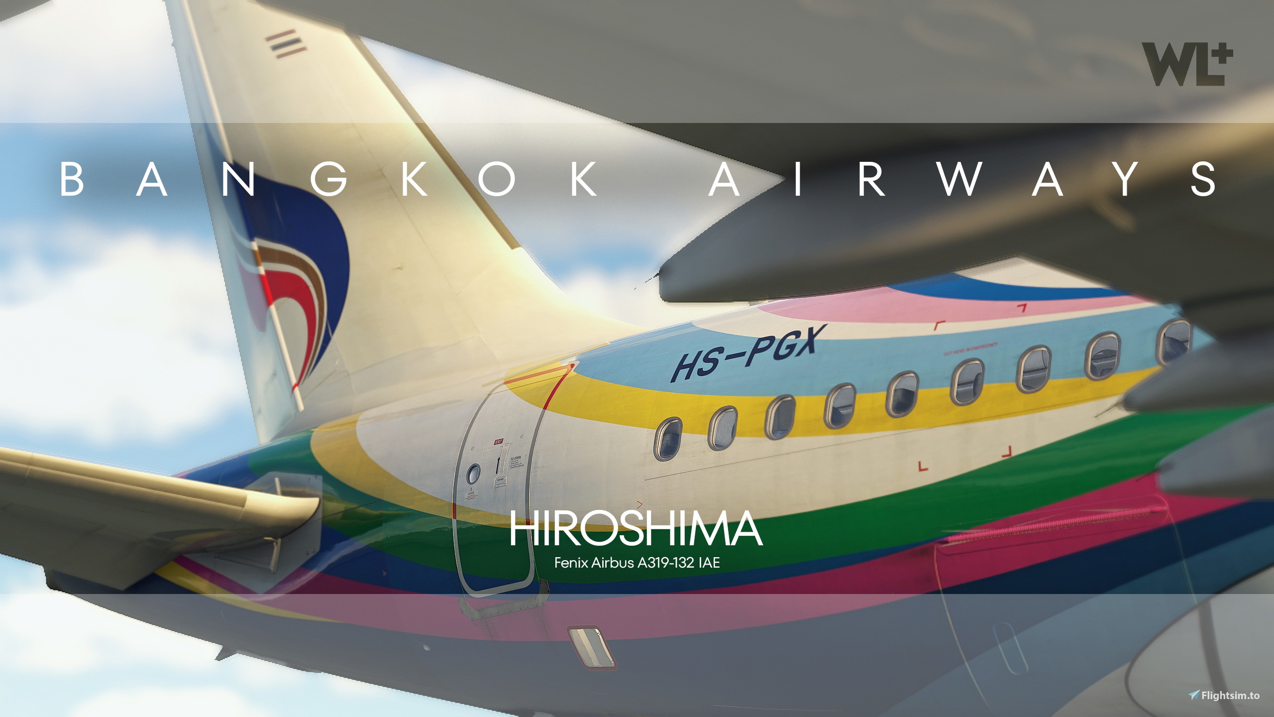 OUTDATED] Fenix Airbus A319-132 IAE | Bangkok Airways [HIROSHIMA