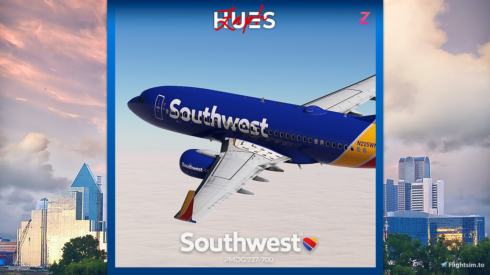  Southwest Mega Fleet Pack w/cabin | PMDG 737-700 | 8K - Image 1