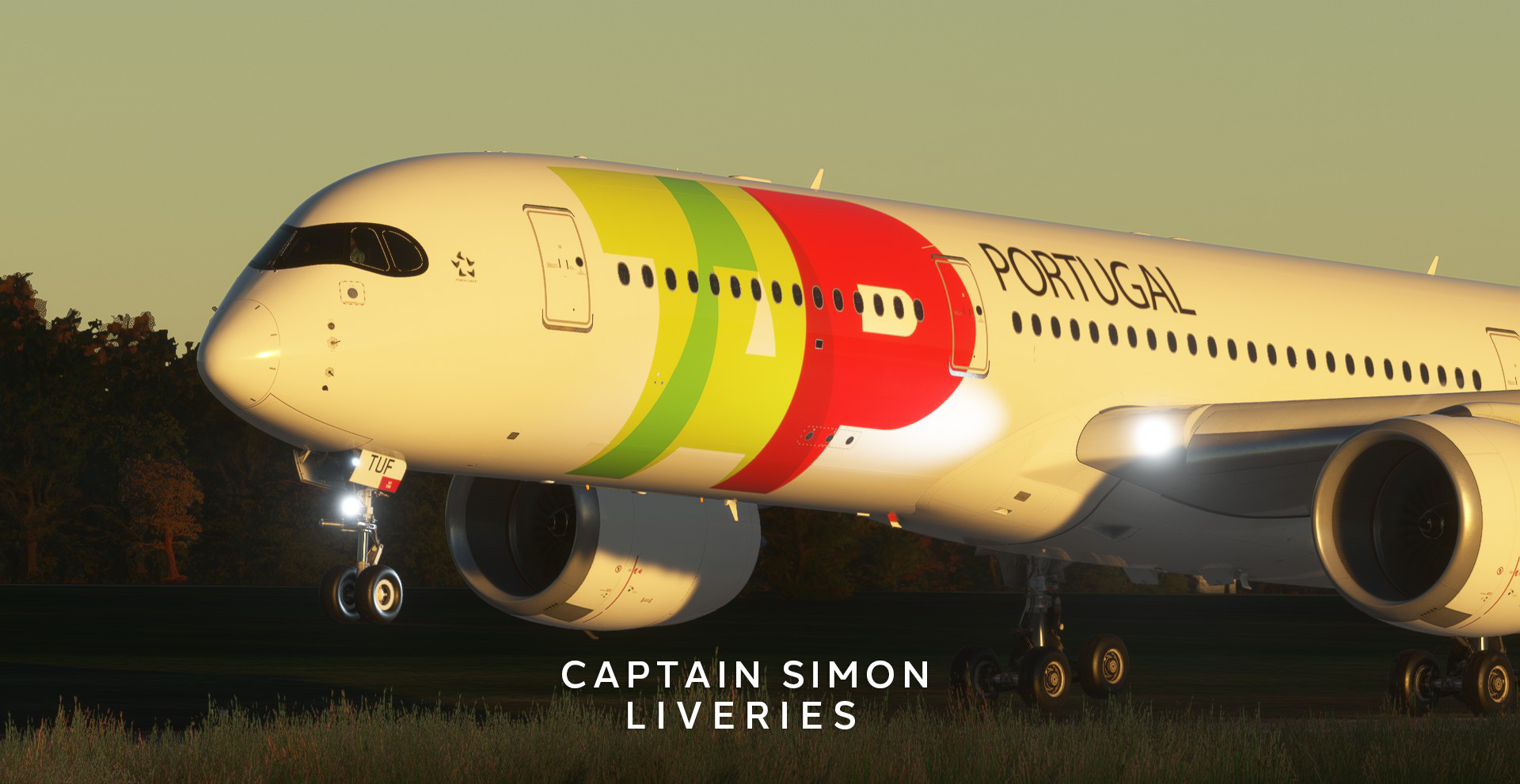 iniBuilds A350-900 TAP Air Portugal CS-TUF (Fictional | Requested)  - Image 1