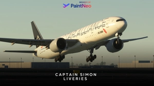 PMDG 777-300ER Air China (Star Alliance) | B-2032 | 8K thumbnail 2
