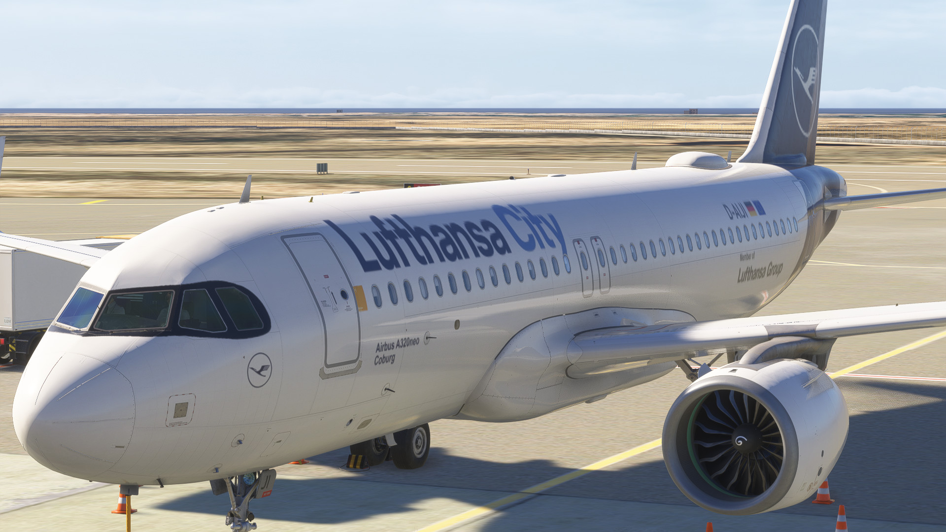 Lufthansa City D-AIJI for Inibuilds A320NEO MSFS2024 (with cabin) - Image 1