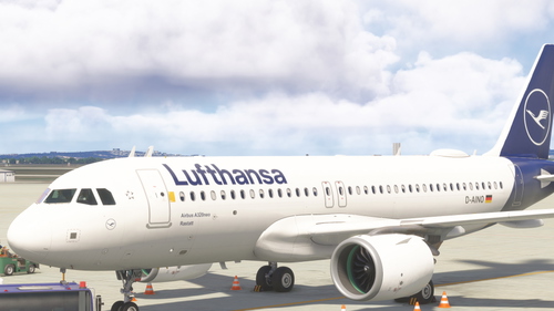 Lufthansa D-AINO livery for Inibuilds A320Neo MSFS2024 (with cabin)