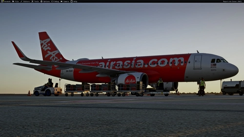 Air Asia Malaysia 9M-RAM livery Inibuilds A320Neo MSFS2024 (With cabin)