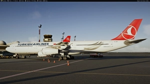 Turkish Airlines TC-JDM and TC-JDK liveries Inibuilds A340-300 MSFS2024 (with cabin) thumbnail 2