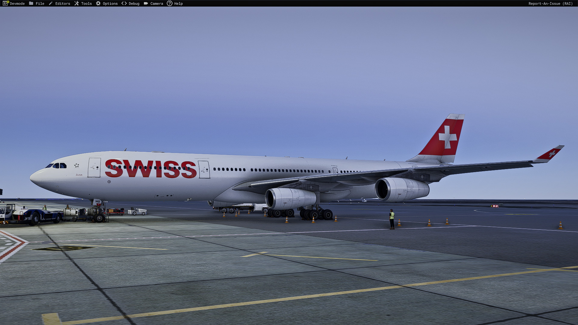 Swiss International Airlines HB-JMB Inibuilds A340-300 MSFS2024 (with cabin) - Image 1
