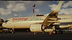 Eurowings Holidays D-AEEA livery Inibuilds A321LR MSFS2024 (with cabin) thumbnail 3