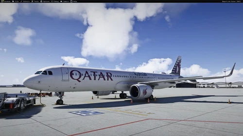 Qatar Airways A7-AJB livery Inibuilds A321LR MSFS2024