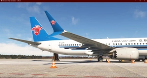 iFly 737 Max 中国南方航空 China Southern Airlines B-1205 With Cabin 8K thumbnail 2