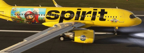 [A32NX] FBW A320 | Spirit "Super Mario Livery" | N986NK 
