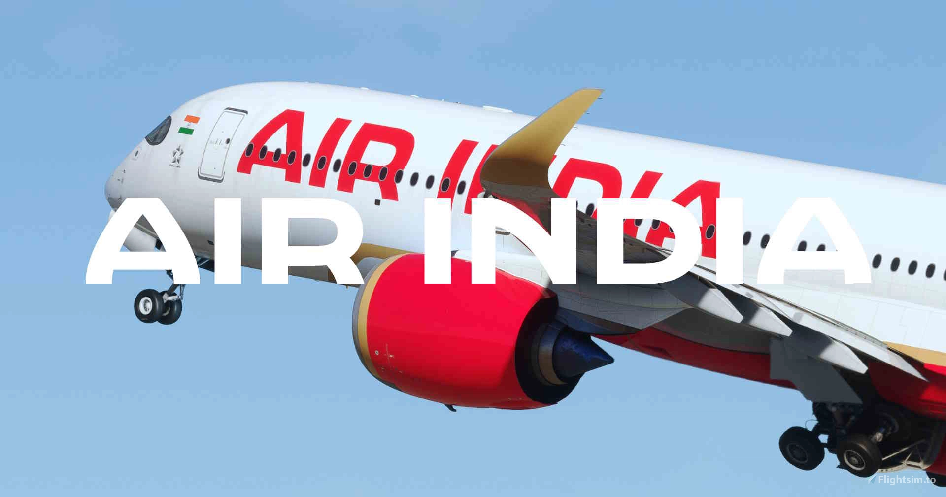 4K & 8K | Air India | IniBuilds A350-900 | PACK - Image 1