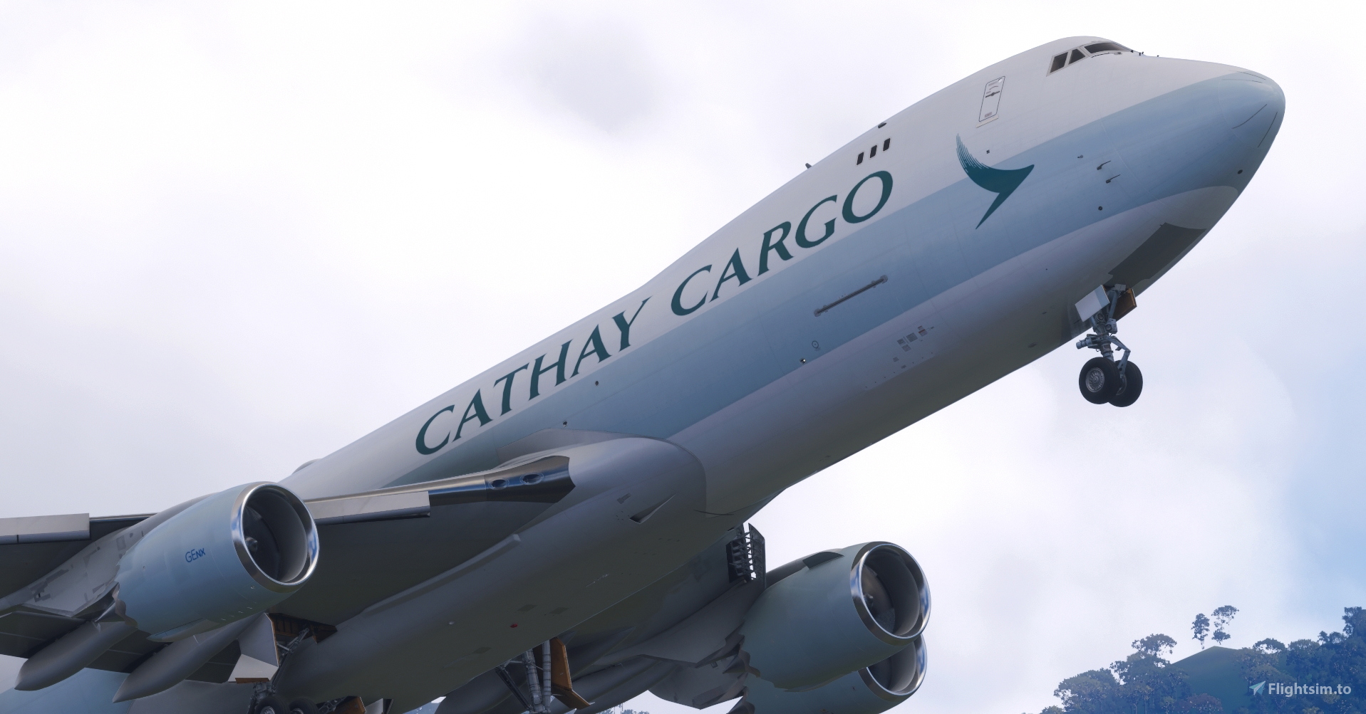 4K | Asobo 747-8F | Cathay Pacific Cargo | PACK for