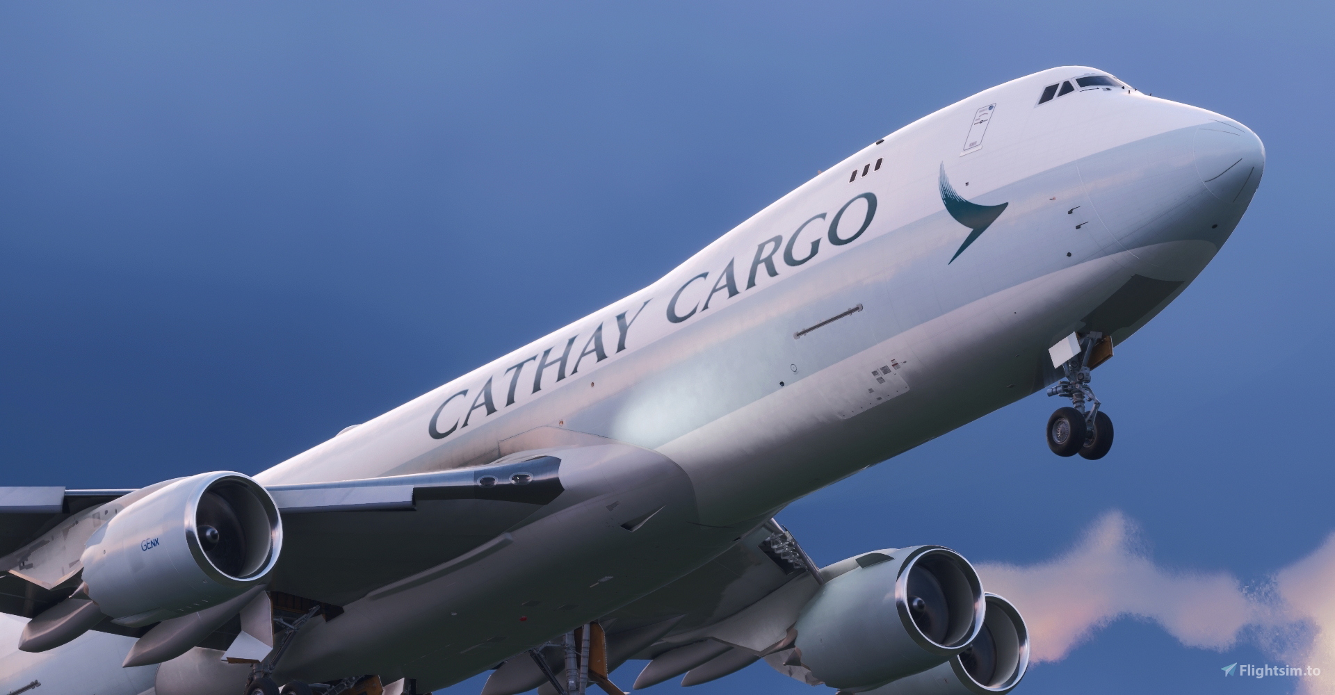 4K | Asobo 747-8F | Cathay Pacific Cargo | PACK for