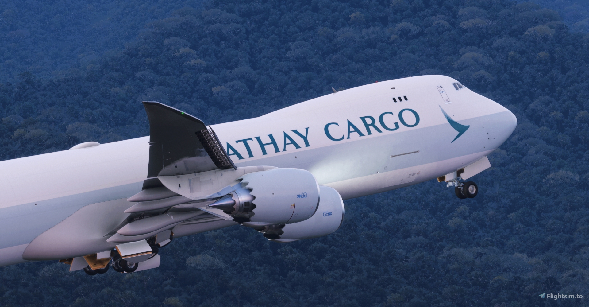 4K | Asobo 747-8F | Cathay Pacific Cargo | PACK for
