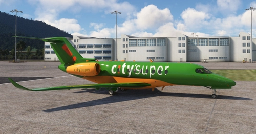 [4K] Cessna Citation Longitude - Hong Kong Supermarkets - Livery Pack [FICTIONAL] 