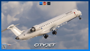 [4K] CityJet Fleet Pack w/cabin | Aerosoft CRJ 1000 V2 thumbnail 3