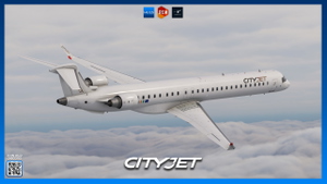 [4K] CityJet Fleet Pack w/cabin | Aerosoft CRJ 1000 V2 thumbnail 4