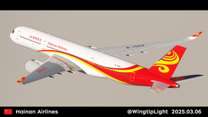 [4K] Hainan Airlines B-1069 By WingtipLight thumbnail 2
