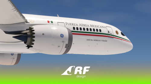 [4K] Kuro 787-8 | Mexican Air Force | Avion Presidencial【TP-01】