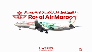 Royal Air Maroc [CN-RGG 2018] w/cabin - PMDG 737-800 BW [8K]  thumbnail 1