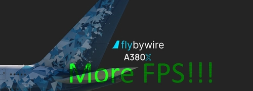 [4K/2K/1K] FlyByWire A380  (8K Edition)  Downscaled Texture More FPS