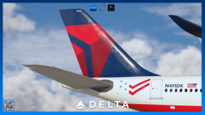 Delta Air Lines N411DX 'Team USA' | Headwind A330NEO | 8K & 4K thumbnail 2