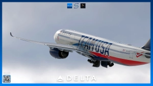Delta Air Lines N411DX 'Team USA' | Headwind A330NEO | 8K & 4K thumbnail 4