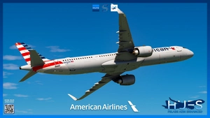 American Airlines Livery Pack | FSLabs A321 NEO | 8K & 4K thumbnail 6